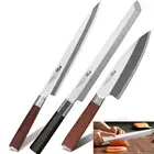 TURWHO 16cm+24cm+27cm Sashimi Knife Salmon Fish Sushi Tuna Slicing Kitchen Knife