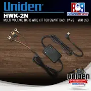 Uniden HWK-2N Multi-Voltage Hard Wire Kit for Smart Dash Cams – Mini USB