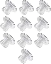 eMagTech 10PCS Caravan Limpet Camper Van Awnings Suction Cup Hand Tighten Adjustment Sucker Transparent Screw Nut Pull Suction Cup for Glass Metal Ceramic Tile