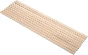 10Pcs DIY Wooden Arts Craft Sticks, 30cm Dowels Pole Rods Trees Wood Tool Sticks for Crafting Crafts Dowels Dowel Rod Round (8MM*30CM)