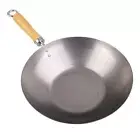 D.Line 27cm Carbon Steel Chinese Wok Induction/Gas Stir Fry Frying Pan w/ Handle