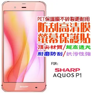 Sharp AQUOS P1 防刮高清膜螢幕保護貼