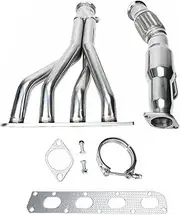 Xuanqingyi Store Exhaust Header Manifold & Pipe 2004-2007 Compatible with Chevy Compatible with Cobalt Compatible with Saturn Compatible with SS Compatible with ION 2.0L 4-1
