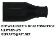 1987-1990 Fits Jeep Wrangler YJ Rollover Valve Rubber Connector