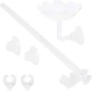 Acrylic Tube Feeder Set Sharp Aquarium Accessory for Fish Tank (35cm)