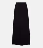 [Max Mara] Max Mara Vernice jersey maxi skirt UK 18 black