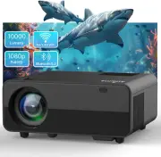 Portable Projector Native 1080P Full HD, 300 Inch Display, 12000 Lumens, 12000:1