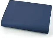 1-PC Flat Sheets only Egyptian Cotton 132 Inches x 110 Inches Extra Large Flat Sheets Oversize Flat Sheets Solid - (Oversized Flat Sheets, Navy Blue)