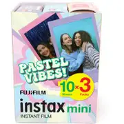 Fujifilm Instax Pastel Vibes Mini Film for Instax Mini Cameras (30 Pack)