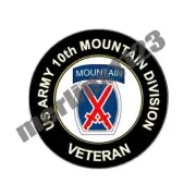 US Army 10th Mountain Division Climb To Glory Golf Ball Marker Gift + HAT CLIP