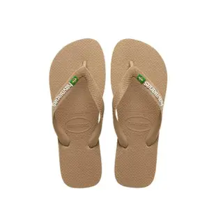 【havaianas 哈瓦仕】Havaianas Brasil Logo 人字拖 海灘鞋 咖啡 男女款 4110850-3581U