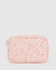 Leaf Print Lulu Cosmetic Purse