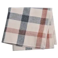 在飛比找Yahoo奇摩購物中心優惠-DAKS 日本製品牌經典格紋小方巾(卡其格)