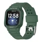 For Fitbit Versa 4/3/2/1 Versa Lite/Sense Strap + Rugged PC Case TPU Sport Band