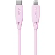 Cygnett Charge & Connect Lightning to USB-C Cable V2 1.2m (Pink)