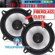 DD AUDIO D-X5.25b FIBERGLASS 5.25" 210W COAXIAL 2-WAY SILK TWEETERS CAR SPEAKERS