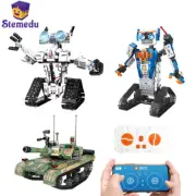 Technical RC Robot Programmed robot Building Blocks Remote Control Tracked Tank