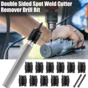 14Pcs Spot Weld Cutter Set High Speed Steel Double Sided Spot Weld Remover grkFJ