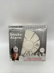 Lifesaver Professional Smoke Alarm 120v AC Wire-In Model 1225 Interconnect