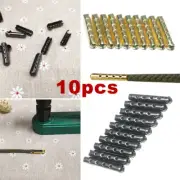 10 Pcs DIY Tips Shoe Lace Metal Aglets Shoelaces Repair Heads Ends Replacement
