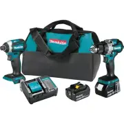 Makita XT296ST 18V LXT Hammer Drill Driver & Impact Driver Combo Kit (5 Ah) New