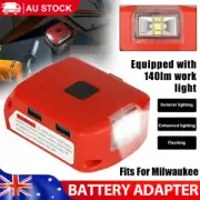 For Milwaukee 18V Multi Voltage Rapid Battery Battery Charger M18 Power Source