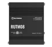 Teltonika RUTM08 Industrial Wired Router, 4 Gigabit RJ45 Ports,128 tag/port-based VLANs, PSU included RUTM08000300