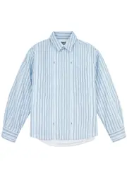 Jacquemus Le Chemise Boulanger Striped Cotton Overshirt - Blue - 50 (IT50 / L) 50 (IT50 / L)