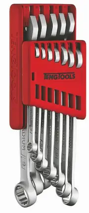 Teng 8512A - Spanner Set 8 Series Non Slip 12 Piece Metric 8-19mm