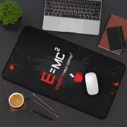 Energy = Coffee Custom Desk Mat Mouse Pad Large 12" by 22"