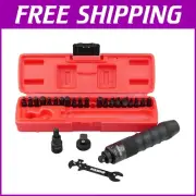 25-Piece Heavy Duty Manual Impact Driver with S2 Steel Bit Set for Professionals