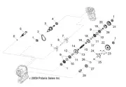 Polaris Fork Shift, Genuine OEM Part 3234220, Qty 1