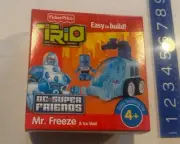DC Super Friends Fisher Price Trio Mr. Freeze & Ice Sled Bricks T4446 2010