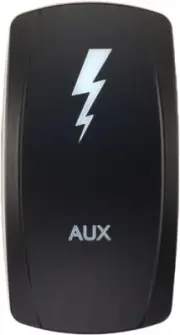 XTC Power Dash Switch Rocker Face Plate Auxiliary Lights