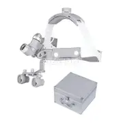 3.5X-R Dental Surgical Headband Binocular Loupes & LED Head Light 10W Headlight