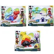 2 Pack Disney Junior Marvel Spidey and His Amazing Friends Dino Webs Action Figure Set - Assorted
