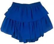 Anthropologie Drew Skirt Women’s Sz Small Royal Blue Lexi Tiered Layer Pull On