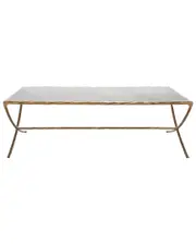 Safavieh Couture Debbie Rectangular Metal Coffee Table