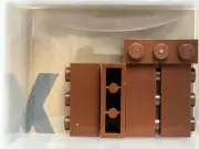LEGO Parts - Reddish Brown Brick 1 x 3 - No 3622 - QTY 5