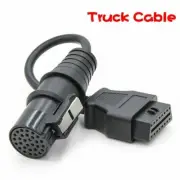 Truck Cable OBD1 To OBD2 For Iveco 30Pin Male To OBD2 16Pin Female Connector