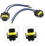 Wire Pigtail Female S H8 Two Harness Head Light Low Beam Replacement Socket Plug