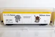 Micro Trains N Scale J's Famous Baltimore Circus 50' Evans Monkey Boxcar 10031