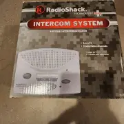 New RadioShack Advance 3-Station FM Wireless Intercom System white 43-3125