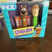 Scooby Doo PEZ Gift Set Scooby and Shaggy PEZ Dispensers 6 PEZ Candy Refills