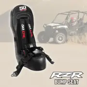 RZR Bump Seat BLACK Harness Black Hardware Auto Buckle Polaris RZR XP900 800 570