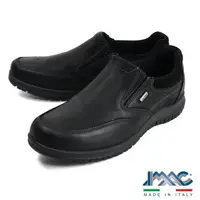 在飛比找momo購物網優惠-【IMAC】義大利經典款真皮休閒鞋 黑色(252308-BL