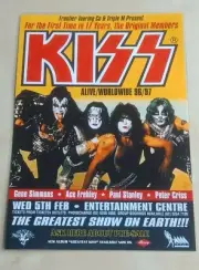 KISS - 1997 AUSTRALIA Tour Poster - Laminated Promo Tour Poster - SYDNEY!