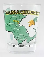 Massachusetts The Bay State All-American Collection Glassware Shot Glass