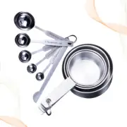2 Set Coffee Measuring Spoon Stainless Steel Tablespoon Spoons