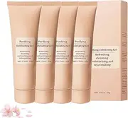 Quarxery Purifying Exfoliating Gel, Gentle for Face Facial,Facial Exfoliator Cleanser, Moisturizing, Gentle, Cleansing Peeling Gel for the whole body, Cleans Dirt & Oils (4pcs)